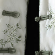 Buddha Stones Women's Embroidery Frog-button Long Sleeve Cotton Thicken Jacket With Pockets - image 13