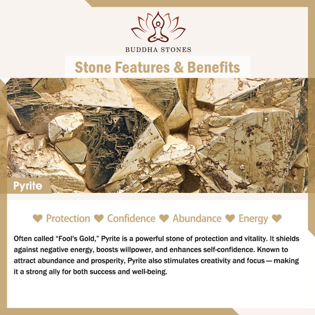 Buddha Stones Citrine Green Aventurine Pyrite Success Rope Card Bracelet - image 5