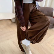 Buddha Stones Plain Color Drawstring Women's Bud Pants With Pockets - image 3
