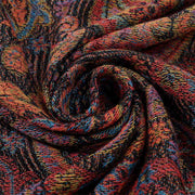 Buddha Stones Spring Purple Cashew Flower Pattern Tassel Soft Scarf Shawl - image 3
