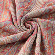 Buddha Stones Spring Cashew Flower Leaves Vines Geometric Pattern Tassel Soft Scarf Shawl - image 4