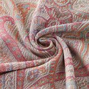 Buddha Stones Spring Cashew Flower Stripes Pattern Tassel Cozy Scarf Shawl - image 6