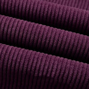 Buddha Stones Winter Straight Leg Design Cotton Corduroy Women's Wide Leg Pants With Pockets - image 9