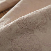 Buddha Stones Winter Thermal Jacquard Floral Pattern Women's Wide Leg Cotton Pants With Pockets - image 11