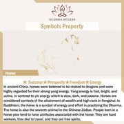 Buddha Stones Horse Fu Character Attract Fortune Ruyi Handle Brass Prosperity Brooch - image 6