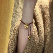 Buddha Stones Chinese Zodiac Year of the Horse Red String Luck Braided Bracelet - image 4