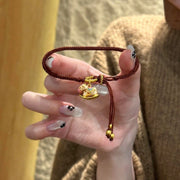 Buddha Stones Chinese Zodiac Year of the Horse Red String Luck Braided Bracelet - image 2