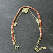 Buddha Stones 925 Sterling Silver Horse Four Leaf Clover Red Agate Hetian Jade Confidence Bracelet - Hetian Jade(Wrist Circumference: 14-18cm) - image 8