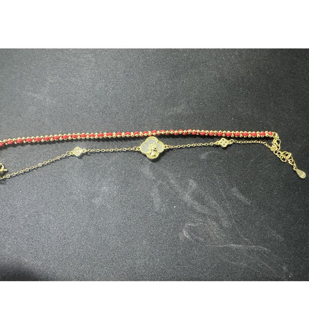 Buddha Stones 925 Sterling Silver Horse Four Leaf Clover Red Agate Hetian Jade Confidence Bracelet - image 9