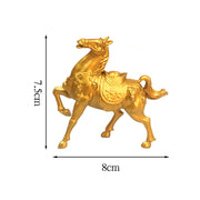 Buddha Stones Chinese Zodiac Horse Charm Prosperity Home Decoration - Horse Wealth Ingot - image 10