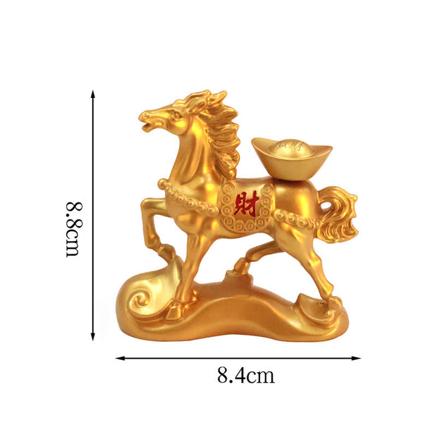 Buddha Stones Year of the Horse Wishing You Success and Good Fortune Decor Includes Gift Message Card - image 6