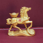 Buddha Stones Year of the Horse Wishing You Success and Good Fortune Decor Includes Gift Message Card - image 1