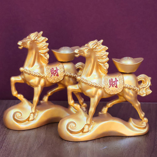 Buddha Stones Year of the Horse Wishing You Success and Good Fortune Decor Includes Gift Message Card - image 5
