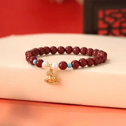 Buddha Stones Year of the Horse May You Have Strength and Protection Includes Gift Message Card - Cinnabar(Wrist Circumference 14-16cm) - Deluxe Gift Bag (+$12.59) - image 0