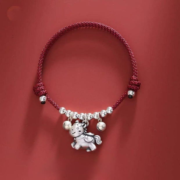 Buddha Stones Year of the Horse Wishing You Wealth and Protection String Includes Gift Message Card - Fu Character Red(Wrist Circumference 14-21cm) - Deluxe Gift Bag (+$12.59) - image 18