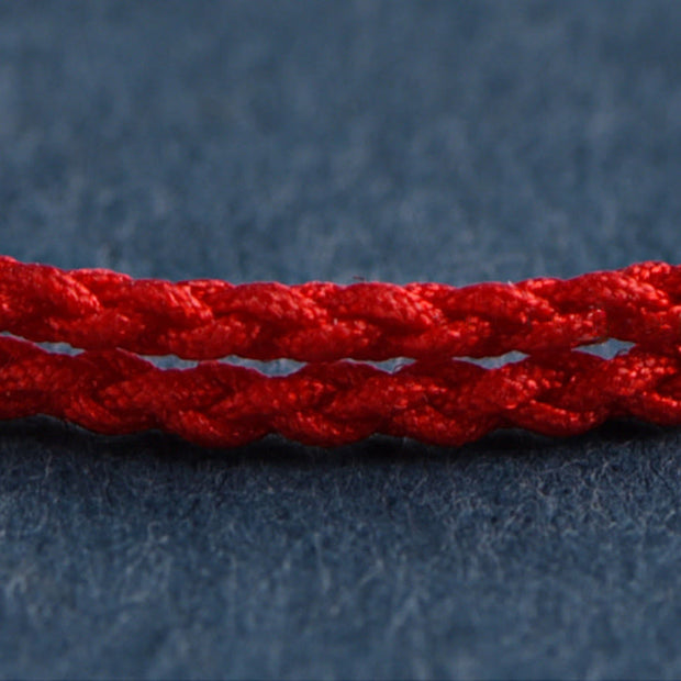 Buddha Stones Year of the Horse 999 Sterling Silver Luck String Braided Bracelet Anklet - image 14