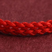 Buddha Stones Year of the Horse 999 Sterling Silver Copper Coins Luck Rope Braided Bracelet Anklet - image 13