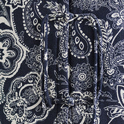 Buddha Stones Plant Pattern Frog-button Women's Sleeveless Cotton Vest Waistcoat With Pockets - image 8