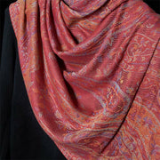 Buddha Stones Spring Cashew Flower Leaves Vines Geometric Pattern Tassel Soft Scarf Shawl - image 4