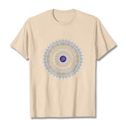 Buddha Stones Mandala Flower OM Pattern Tee T-shirt - Bisque - 2XL - image 10