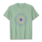 Buddha Stones Mandala Flower OM Pattern Tee T-shirt - PaleGreen - 2XL - image 14