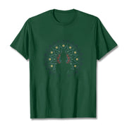 Buddha Stones Mandala Flower Seated Serene Buddha Pattern Tee T-shirt - ForestGreen - 2XL - image 12
