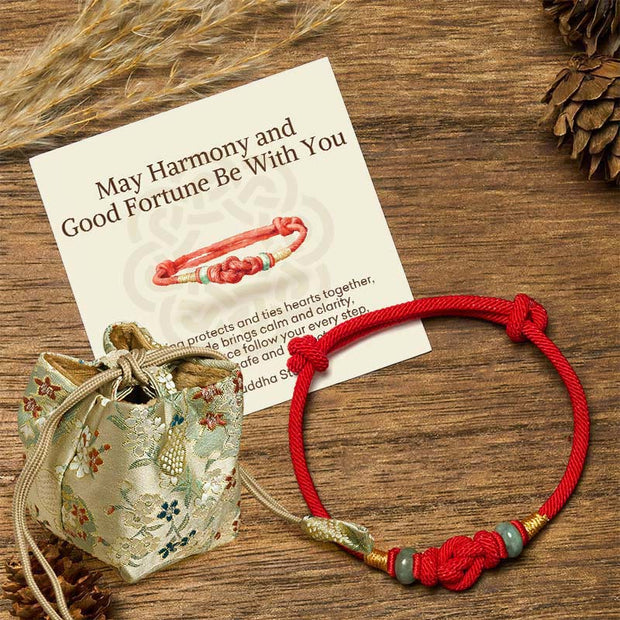Buddha Stones "May Harmony and Good Fortune Be With You" Bracelet Includes Gift Message Card - image 7