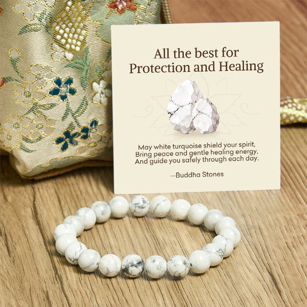 Buddha Stones "All the Best for Love and Harmony" Stone Quartz Bracelet Includes Gift Message Card - image 39