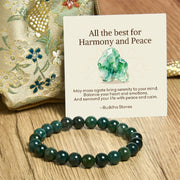 Buddha Stones "All the Best for Love and Harmony" Stone Quartz Bracelet Includes Gift Message Card - image 50