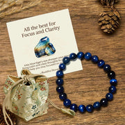 Buddha Stones "All the Best for Love and Harmony" Stone Quartz Bracelet Includes Gift Message Card - 8mm - Blue Tiger Eye - Deluxe Gift Bag (+$12.59) - image 68