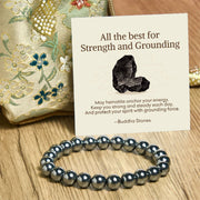 Buddha Stones "All the Best for Love and Harmony" Stone Quartz Bracelet Includes Gift Message Card - image 81