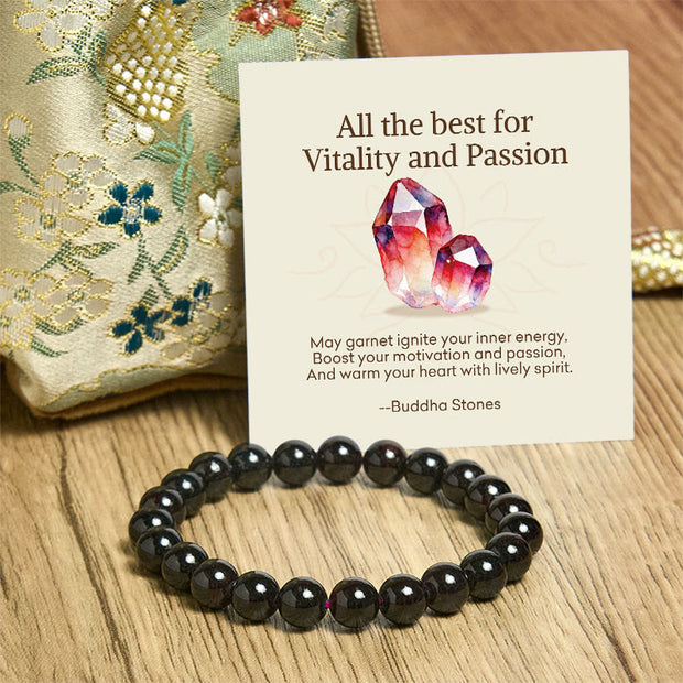 Buddha Stones "All the Best for Love and Harmony" Stone Quartz Bracelet Includes Gift Message Card - image 93