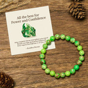 Buddha Stones "All the Best for Love and Harmony" Stone Quartz Bracelet Includes Gift Message Card - 8mm - Imperial Stone - Standard Gift Box - image 100