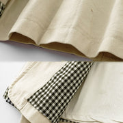 Buddha Stones Commute Patchwork Design Cotton Women's Jacket With Pockets - Linen - US14，UK/AU18，EU46 (2XL) - image 6