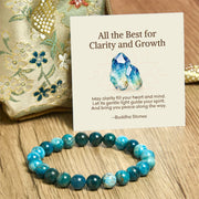 Buddha Stones "All the Best for Love and Harmony" Stone Quartz Bracelet Includes Gift Message Card - image 99