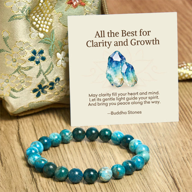 Buddha Stones "All the Best for Love and Harmony" Stone Quartz Bracelet Includes Gift Message Card - image 99