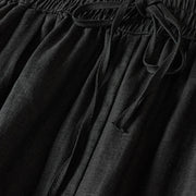 Buddha Stones Summer Small Flower Embroidery  Harem Pants With Pockets - image 38