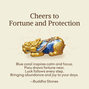Buddha Stones "Cheers to Fortune and Protection" PiXiu Bracelet Includes Gift Message Card - image 2