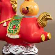 Buddha Stones Chinese Zodiac Horse Charm Fu Character Prosperity Home Decoration - image 19