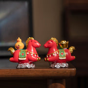 Buddha Stones Chinese Zodiac Horse Charm Fu Character Prosperity Home Decoration - image 22