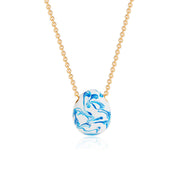 Buddha Stones Copper Wealth Healing Water Drop Shape Pendant Necklace - image 4