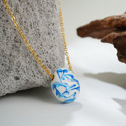 FREE Today: Healing Wealth Copper Water Drop Shape Pendant Necklace - image 2