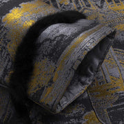 Buddha Stones Ancient Buildings Trees Frog-Button Long Sleeve Men's Jacket With Pockets - image 10
