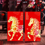 Buddha Stones 6Pcs Chinese Red Envelope Year of the Horse Lucky Money Envelopes 2026 New Year - image 5