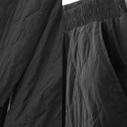 Buddha Stones Winter Solid Color Thermal Thickened Women's Cotton Pants With Pockets - image 10