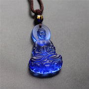 FREE Today: Compassion and Serenity Liuli Crystal Medicine Buddha Necklace Pendant - image 2
