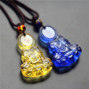 FREE Today: Compassion and Serenity Liuli Crystal Medicine Buddha Necklace Pendant - image 6