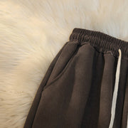 Buddha Stones Women's Patchwork Cotton Corduroy Fleece-Lined Wide Leg Pants With Pockets - image 21