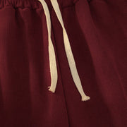 Buddha Stones Women's Patchwork Cotton Corduroy Fleece-Lined Wide Leg Pants With Pockets - image 32