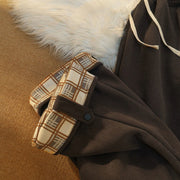 Buddha Stones Women's Patchwork Cotton Corduroy Fleece-Lined Wide Leg Pants With Pockets - image 24